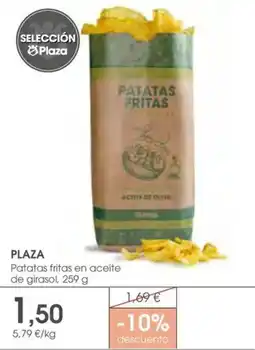 Supermercados Plaza PLAZA Patatas fritas en aceite de girasol oferta