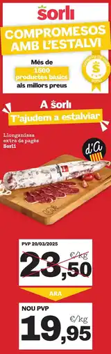 Sorli SORLI Llonganissa extra de pagès oferta
