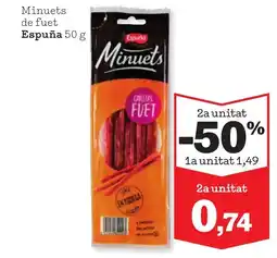Sorli ESPUÑA Minuets de fuet oferta