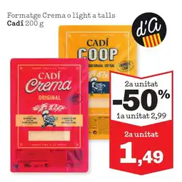 Sorli CADÍ Formatge Crema o light a talls oferta