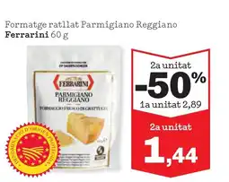 Sorli FERRARINI Formatge ratllat Parmigiano Reggiano oferta