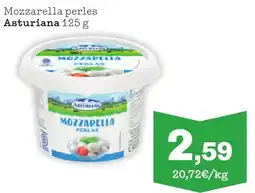 Sorli ASTURIANA Mozzarella perles oferta