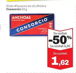 Sorli CONSORCIO Filet d'anxova en oli d'oliva oferta