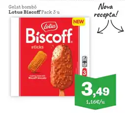 Sorli LOTUS Biscoff Gelat bombó oferta