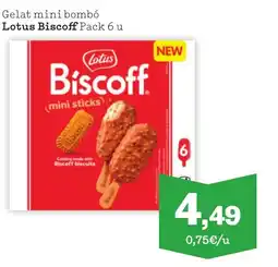 Sorli LOTUS Biscoff Gelat mini bombó oferta