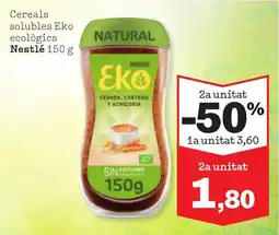 Sorli NESTLE Cereals solubles Eko ecològics oferta