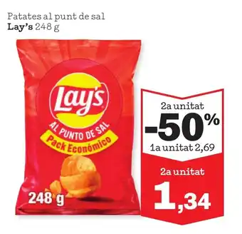 Sorli LAY'S Patates al punt de sal oferta