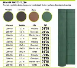 Ferrcash Mimbre sintético ceo oferta