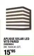 Ferrcash Aplique solar led vito pared oferta