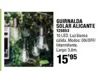 Ferrcash Guirnalda solar alicante oferta