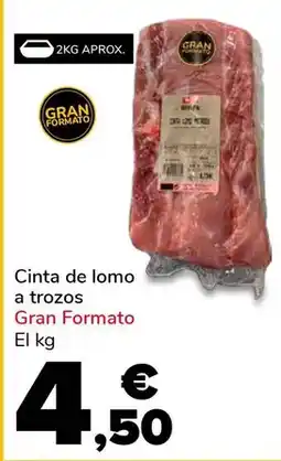 Supeco Cinta de lomo a trozos oferta