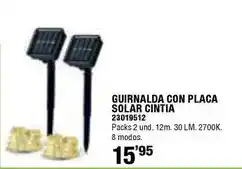 Ferrcash Guirnalda con placa solar cintia oferta