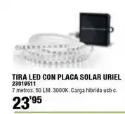 Ferrcash Tira led con placa solar uriel oferta
