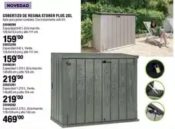 Ferrcash Cobertizo de resina storer plus 2xl oferta