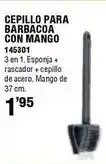 Ferrcash Cepillo para barbacoa con mango oferta