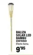 Ferrcash Balza solar led bambu oferta