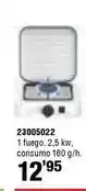 Ferrcash Cocina camping gas con tapa 23005022 oferta