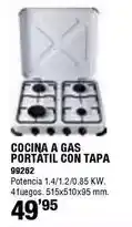 Ferrcash Vivahogar - cocina a gas portatil con tapa oferta