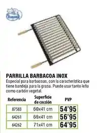 Ferrcash Parrilla barbacoa inox oferta