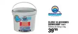 Ferrcash Quimicamp - cloro 10 acciones oferta
