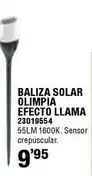 Ferrcash Baliza solar olimpia efecto llama oferta