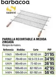 Ferrcash Parrilla recortable a medida zincada oferta