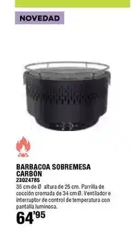 Ferrcash Natuur - barbacoa sobremesa carbón oferta