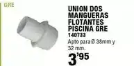 Ferrcash Gre - union dos mangueras flotantes piscina 140799 oferta