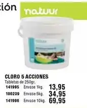 Ferrcash Natuur - cloro 5 acciones oferta