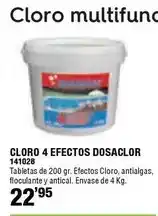 Ferrcash Dosaclor - cloro 4 efectos oferta