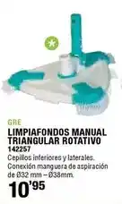 Ferrcash Gre - limpiafondos manual triangular rotativo oferta