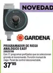 Ferrcash Gardena - programador de riego analógico easy oferta