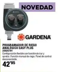 Ferrcash Gardena - programador de riego analógico easy plus oferta