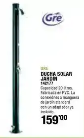Ferrcash Gre - ducha solar jardin oferta