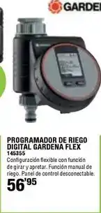 Ferrcash Gardena - programador de riego digital flex oferta