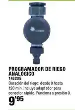 Ferrcash Programador de riego analogico oferta