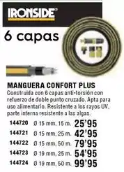 Ferrcash Ironside - manguera confort plus oferta