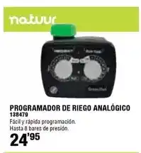 Ferrcash Natuur - programador de riego analógico oferta