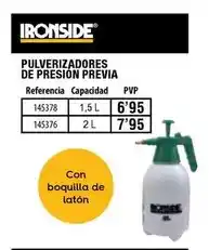Ferrcash Ironside - pulverizadores de presion previa oferta