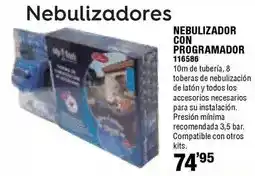 Ferrcash Nebulizador con programador oferta