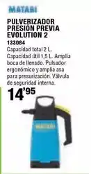 Ferrcash Matabi - pulverizador presion previa evolution 2 oferta