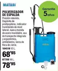 Ferrcash Matabi - pulverizador de espalda oferta