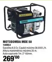 Ferrcash Natuur - motobomba mbx 50 oferta