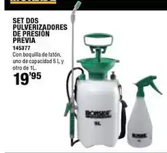Ferrcash Ironside - set dos pulverizadores de presion previa oferta
