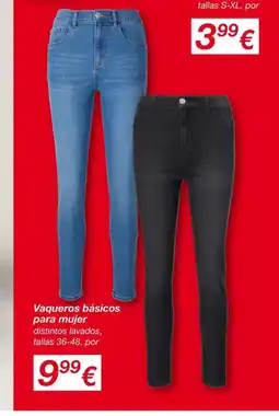 KIK Vaqueros básicos para mujer oferta