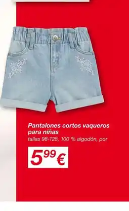 KIK Pantalones cortos vaqueros para niñas oferta