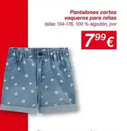 KIK Pantalones cortos vaqueros para niñas oferta