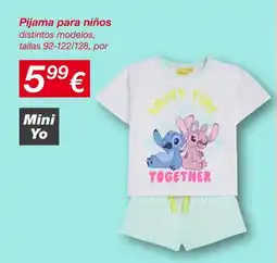 KIK Pijama para niños oferta