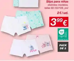 KIK Slips para niñas oferta