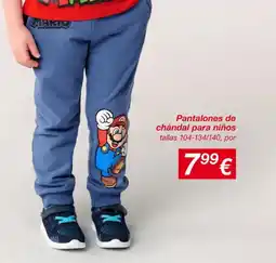 KIK Pantalones de chándal para niños oferta